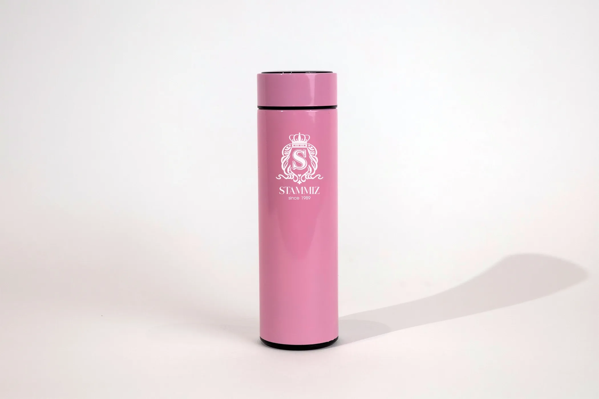 กระบอกน้ำสแตนเลสเก็บอุณภูมิ มี LED แสดงอุณหภูมิ ความจุ 600 มล.