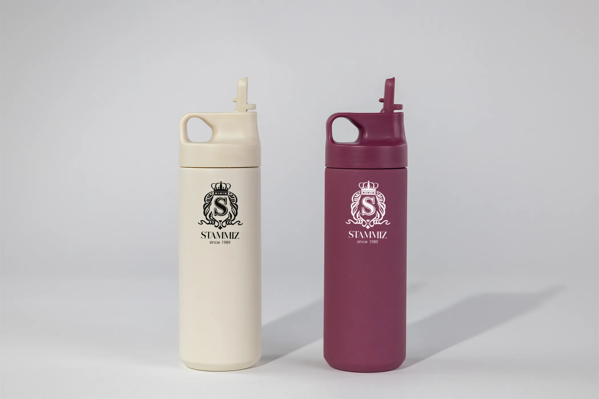 กระบอกน้ำเก็บความร้อนและเย็น พร้อมหลอด ความจุ 550 มล.