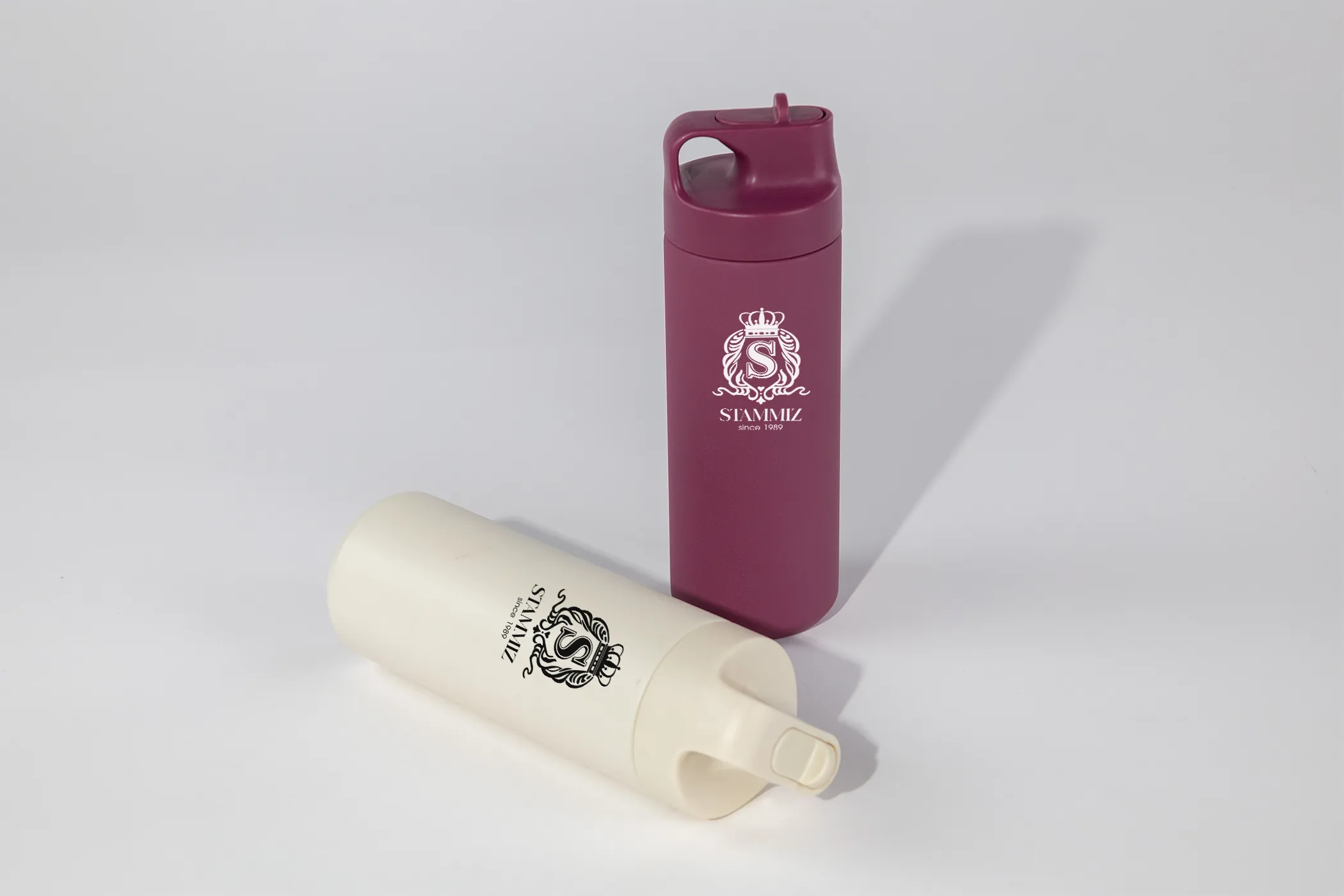 กระบอกน้ำเก็บความร้อนและเย็น พร้อมหลอด ความจุ 550 มล.