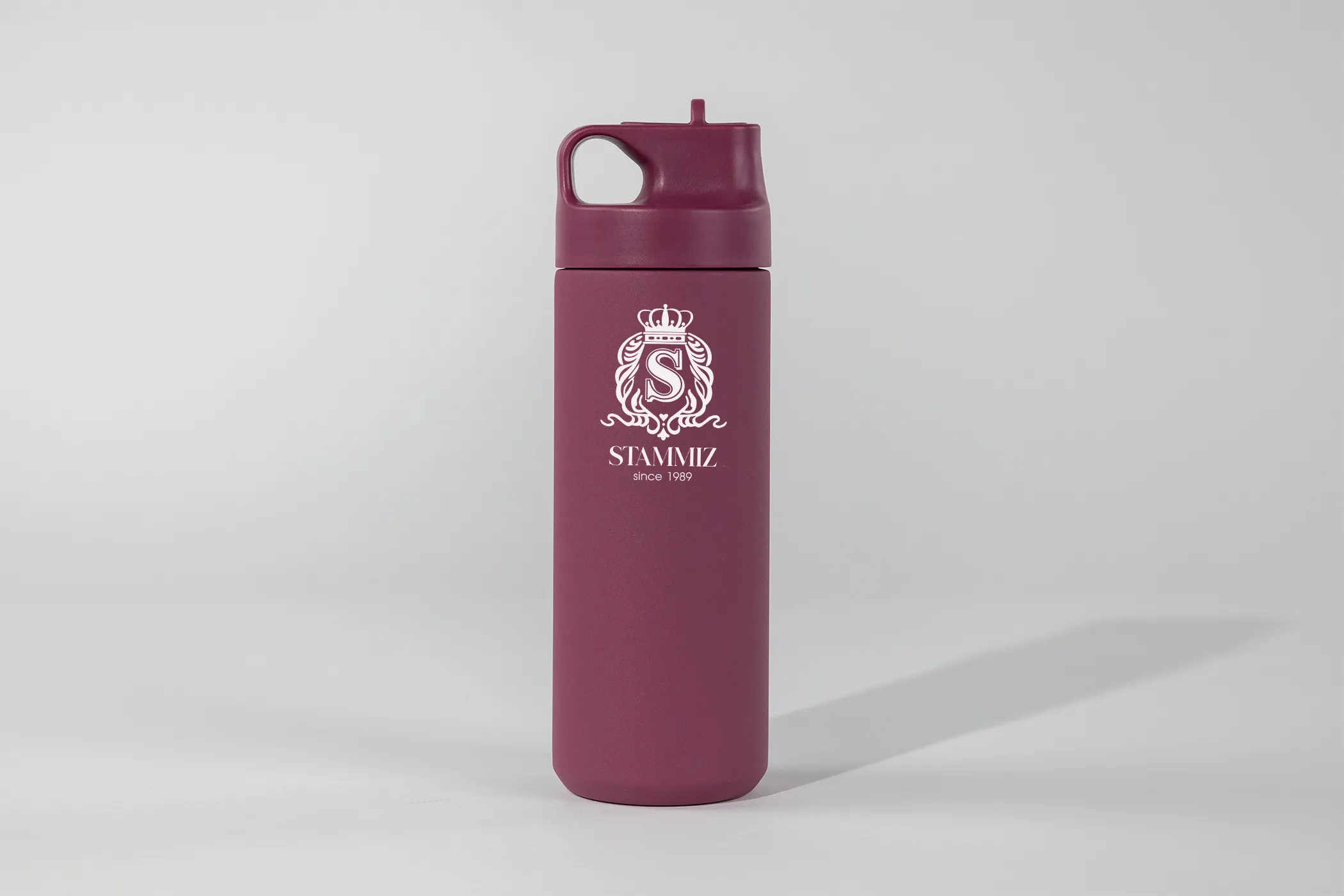 กระบอกน้ำเก็บความร้อนและเย็น พร้อมหลอด ความจุ 550 มล.