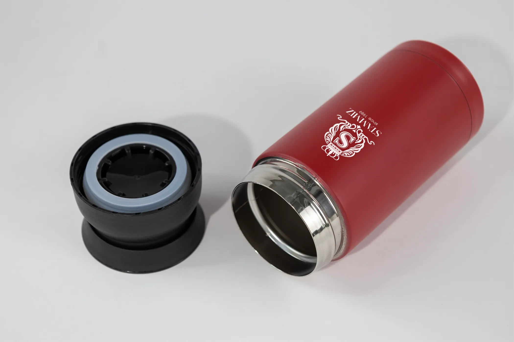 กระบอกน้ำสแตนเลสเก็บอุณหภูมิ ความจุ 350 มล.