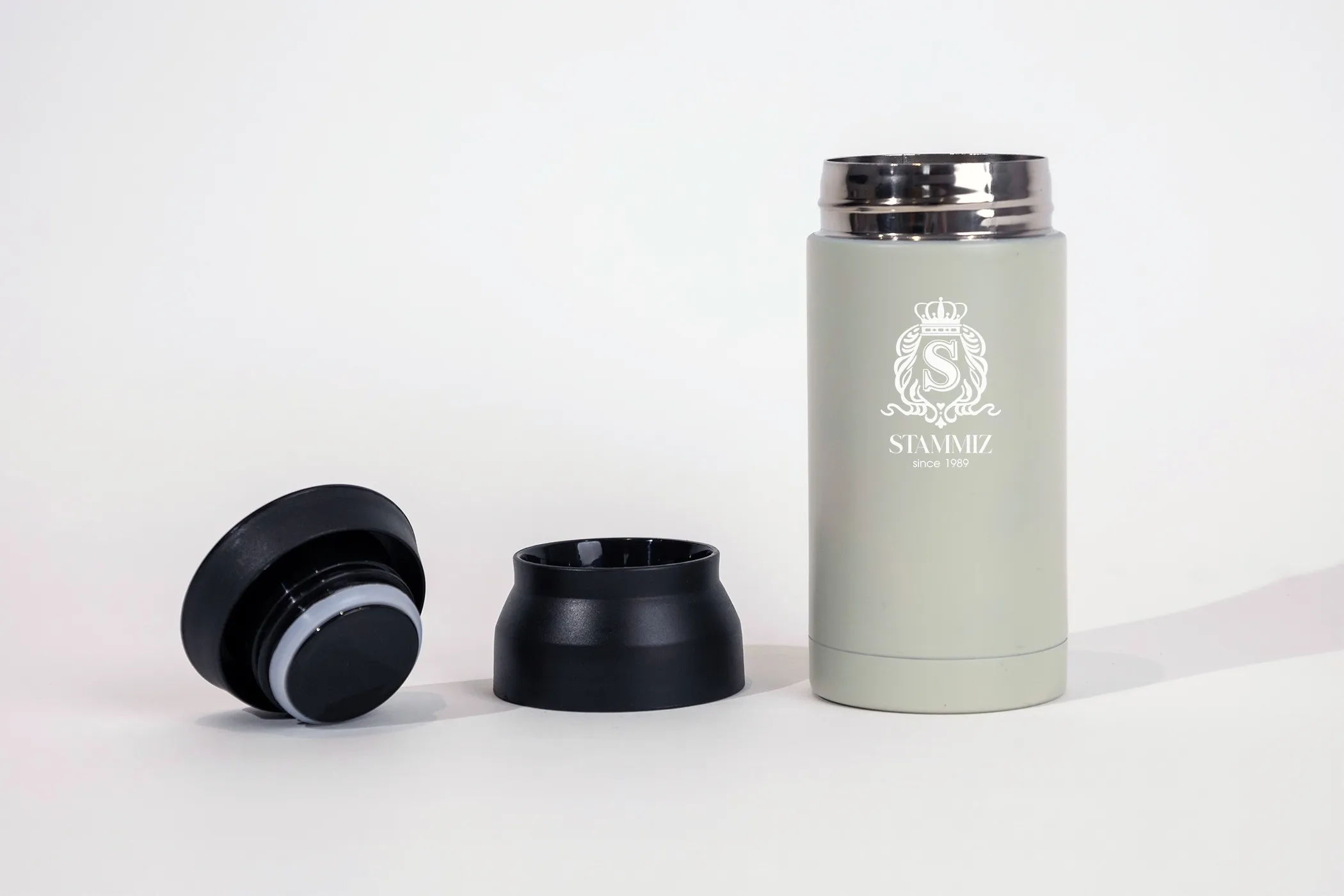 กระบอกน้ำสแตนเลสเก็บอุณหภูมิ ความจุ 350 มล.