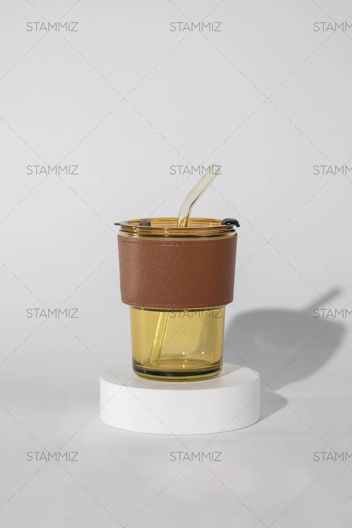 แก้วกาแฟพร้อมปอกหนังกันความร้อนและหลอดแก้ว - Image 7