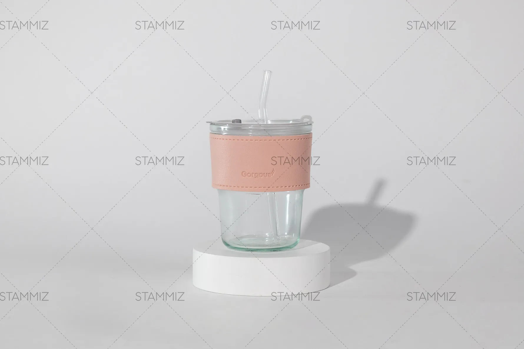 แก้วกาแฟพร้อมปอกหนังกันความร้อนและหลอดแก้ว - Image 10